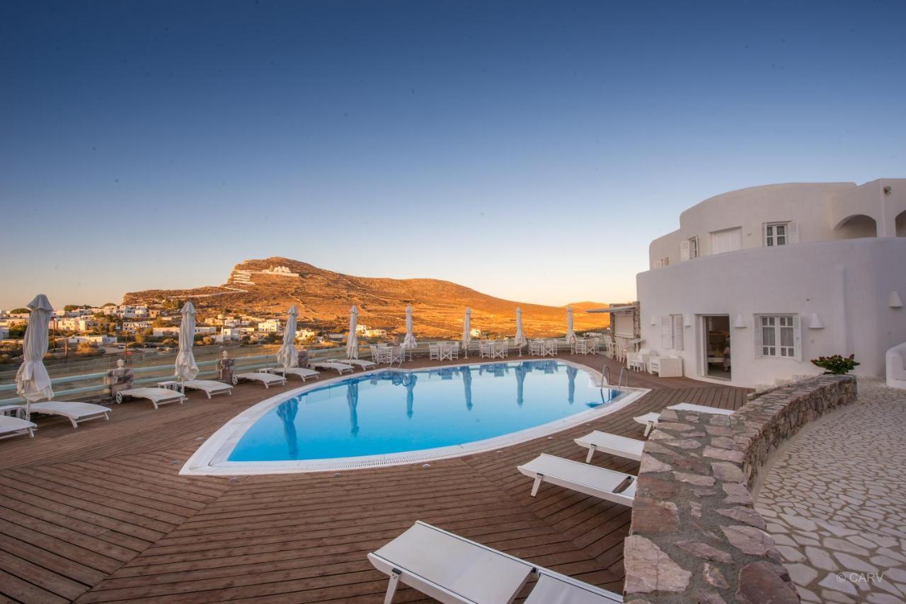 Aspalathras White Hotel Folegandros Town ภายนอก รูปภาพ